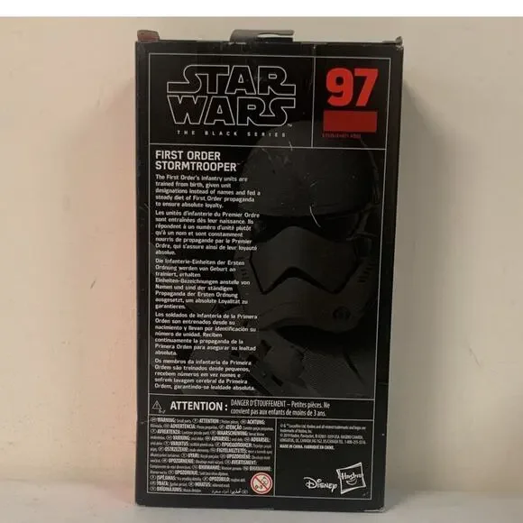 Star Wars The Black Series 97 First Order Stormtrooper 6” Action Figure - Picture 2 of 6